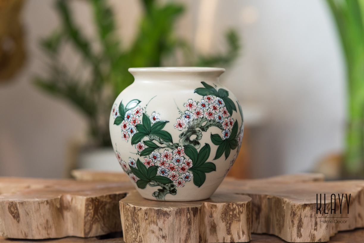 Starfruit Flower Round Vase